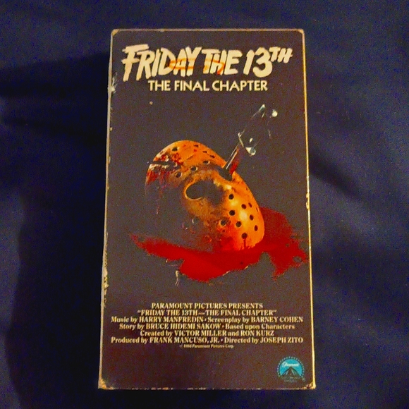 FRIDAY THE 13TH: THE FINAL CHAPTER VHS 1990 COREY FELDMAN VHS MOVIE - Picture 1 of 3